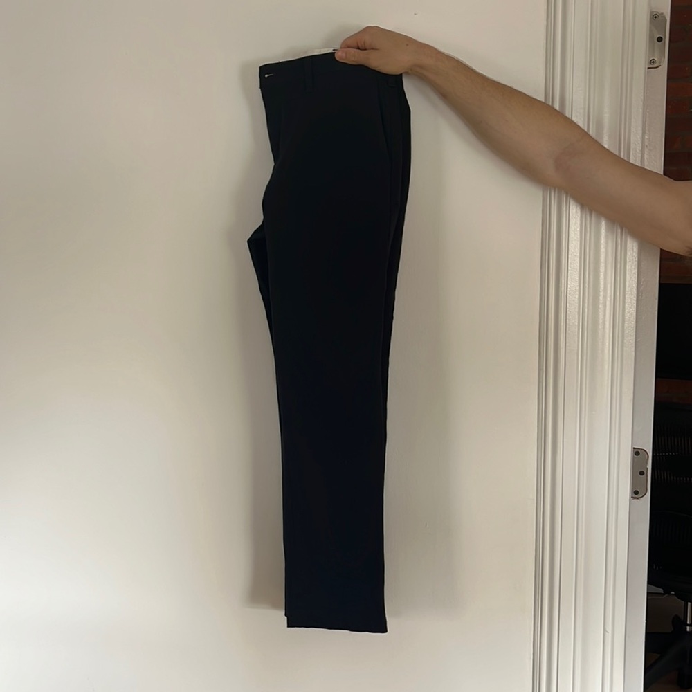 Black chinos
